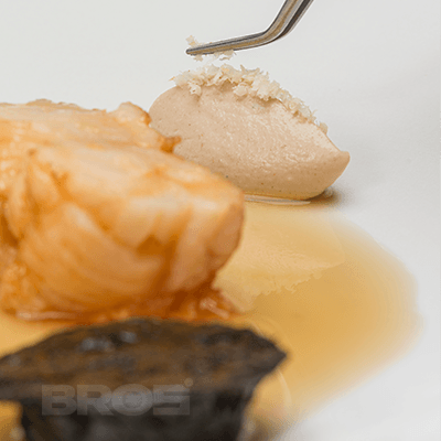 Piatto Particolare Menu del ristorante stellato bros