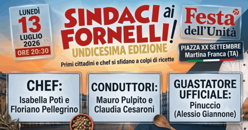 Sindaci, ai Fornelli a Martina Franca: La Gara di Cucina