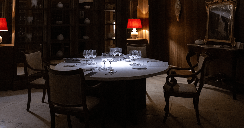 Sala del ristorante a Martina Franca Bros' nel Relais Villa San Martino